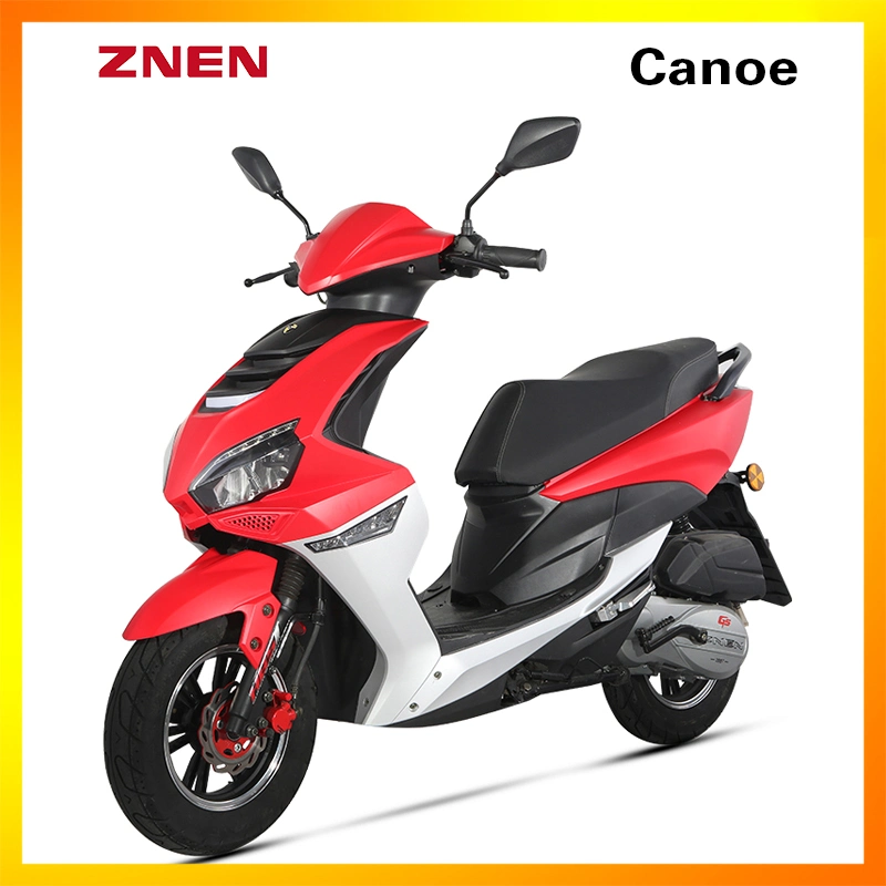 Znen Cheap Single Cylinder Four Stroke Gasoline Moped Motorcycle with EEC, EPA, DOT-Canoe