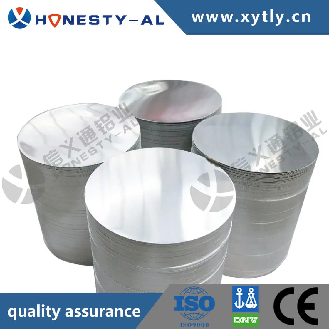 Honesty-Al Aluminum Circle 1050 1060 1070 1100 Aluminum Disc Circles for Pot Aluminum Round Sheet for Kitchen Utensils Mold Home Appliance Lamina De Aluminios