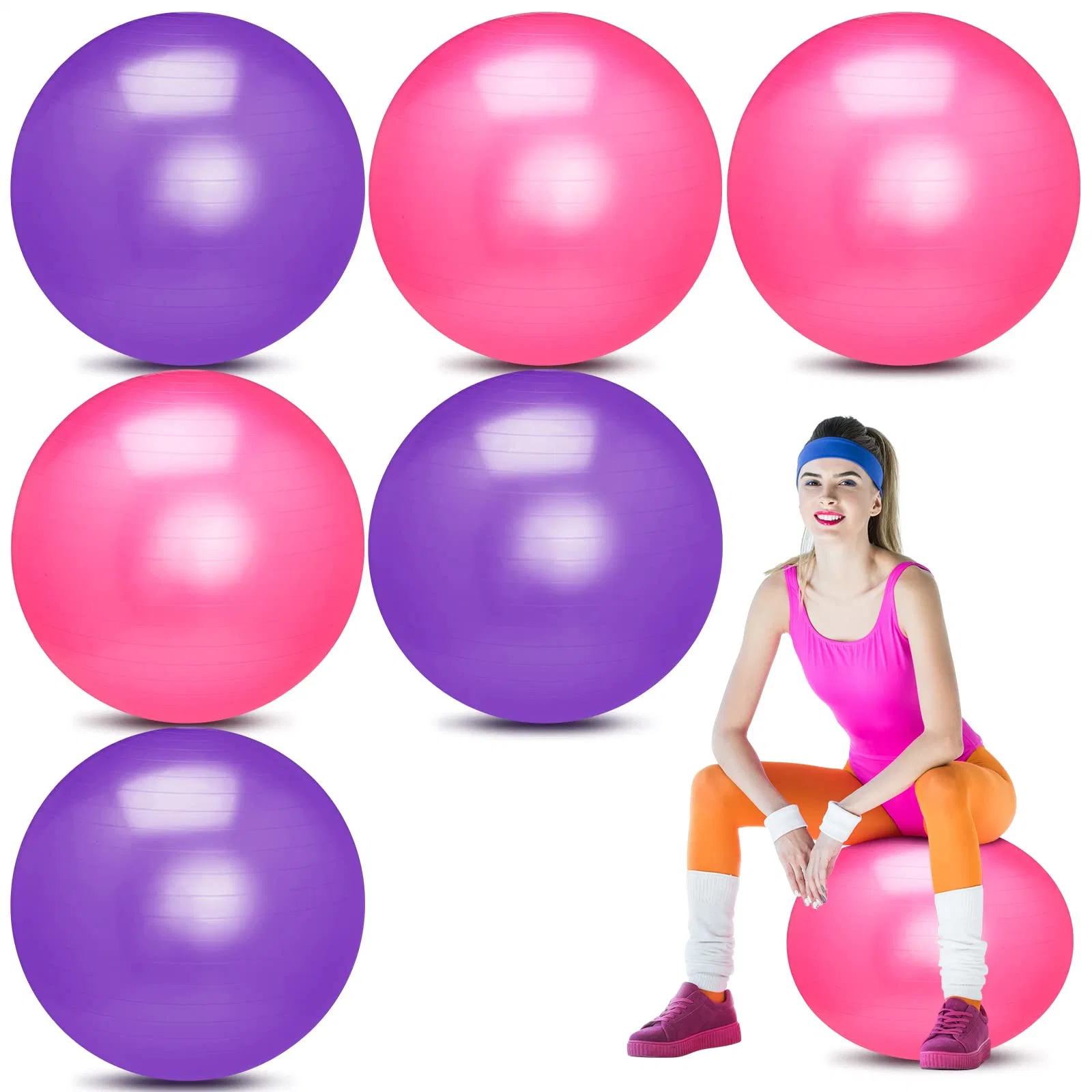 Amazon Hotselling Gym Exercise Fitness Pilates Yoga Workout Core Training Stability Ball