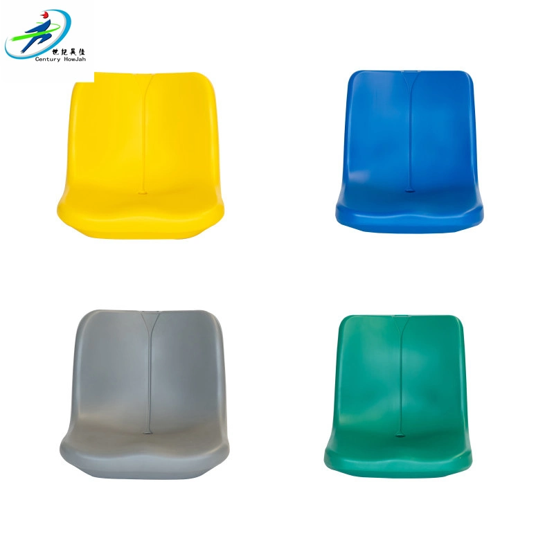 Medium Back Blue Stadium Bucket Seats 80cm Width Step