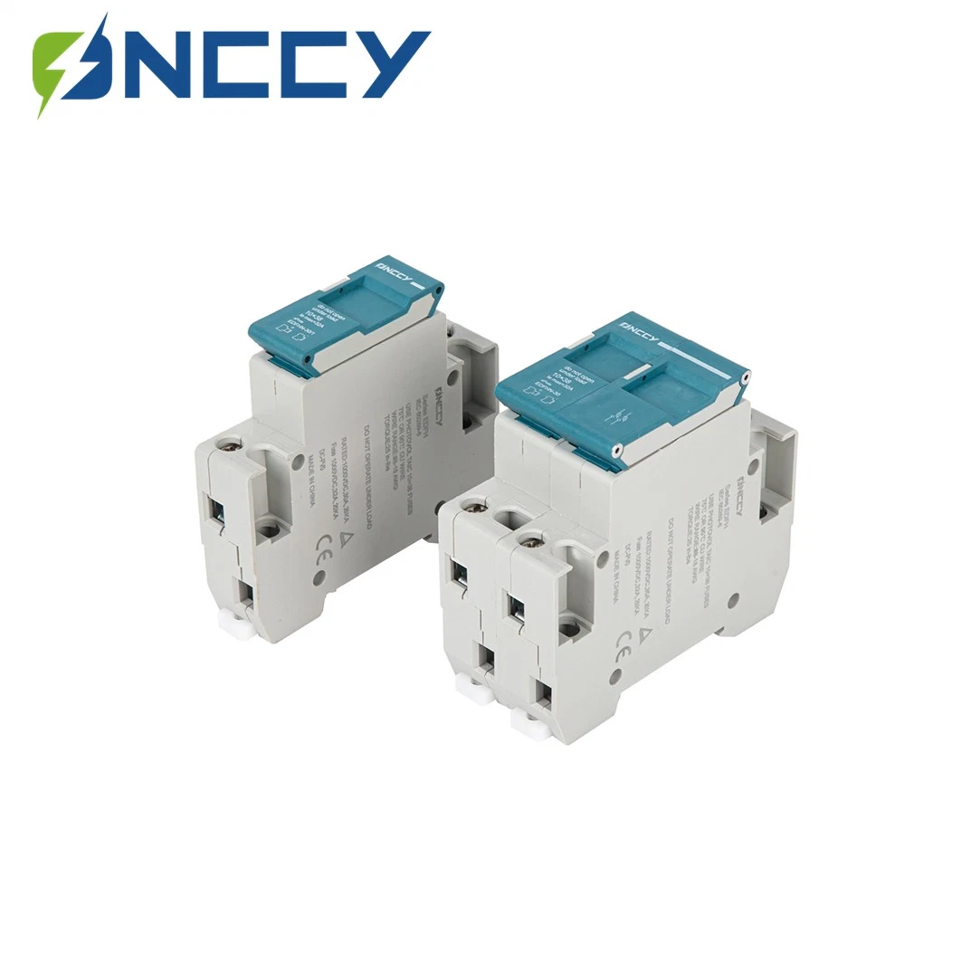 DC 10X38mm 1p 50A10ka with Light 1500V Fuse Holder for PV DC Combiner Boxs Inverters and Solar Applications