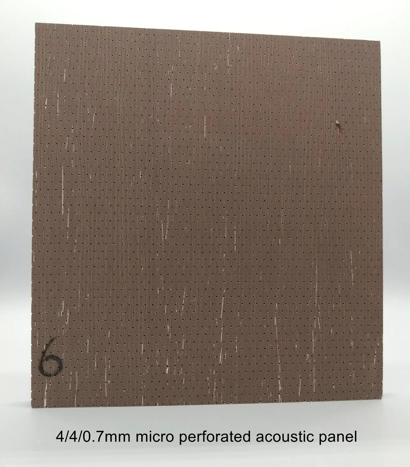 32/32/6mm Straight Perforated Acoustic Panel for Wall and Ceiling Sound Absorption Solution