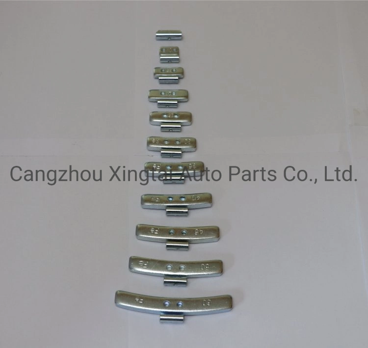 Equipment Hot Sale Fe Clip-on Wheel Balance Weight for Steel Rims with Zinc Plated