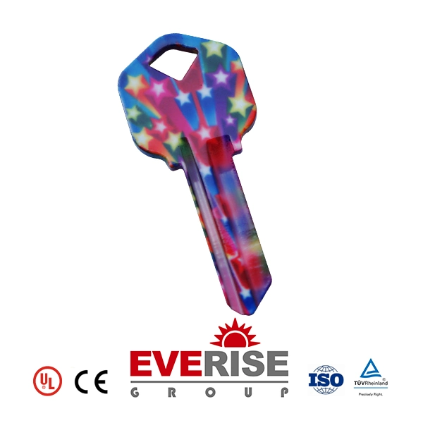 Customized High quality/High cost performance  Soft Enamel Cozy House Blank Key Door Lock Key