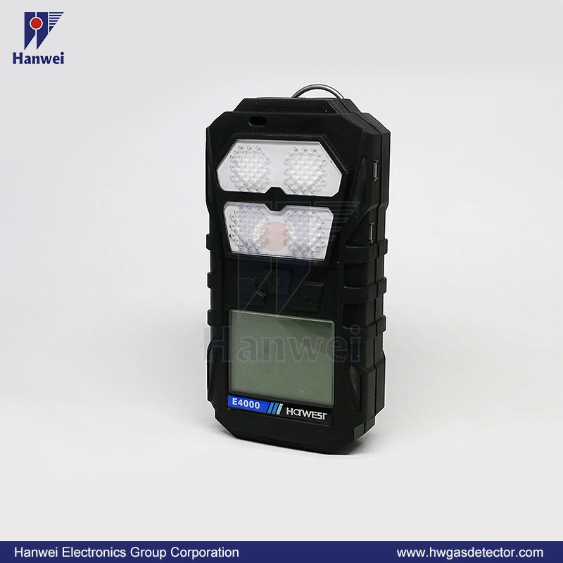 Portable Sulfide H2s Co O2 Gas Detector Portable 4 Gas Monitor Underground Storage Tanks, Oil Rigs, Tanks