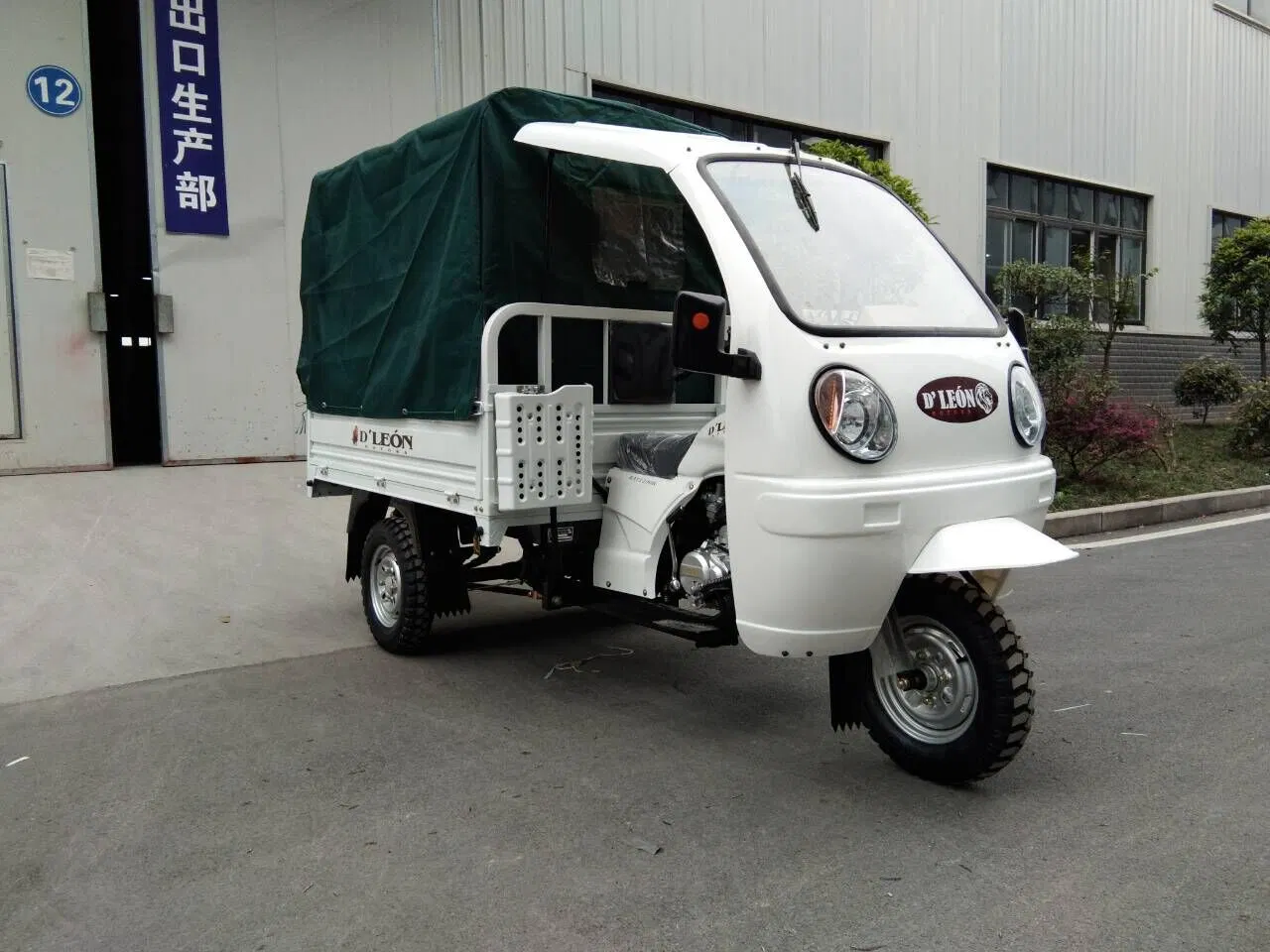 Manufacture Three Wheeled Motorcycle with Canopy Electric Cargo Tricycle Auto Rickshaw Passenger Wheel Motorcycle