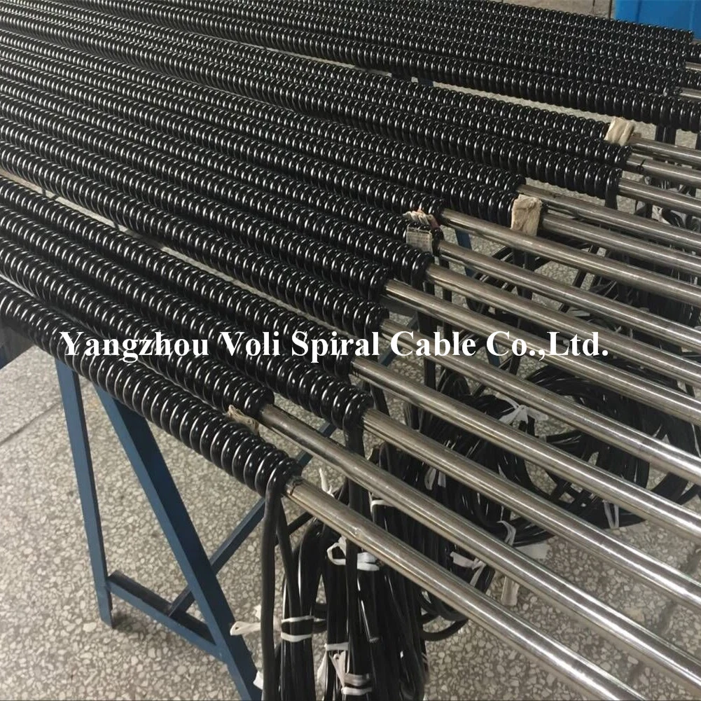 Super Flexible Industry Shielded Control Cables Braiding Special PUR Cables Spiral Cable