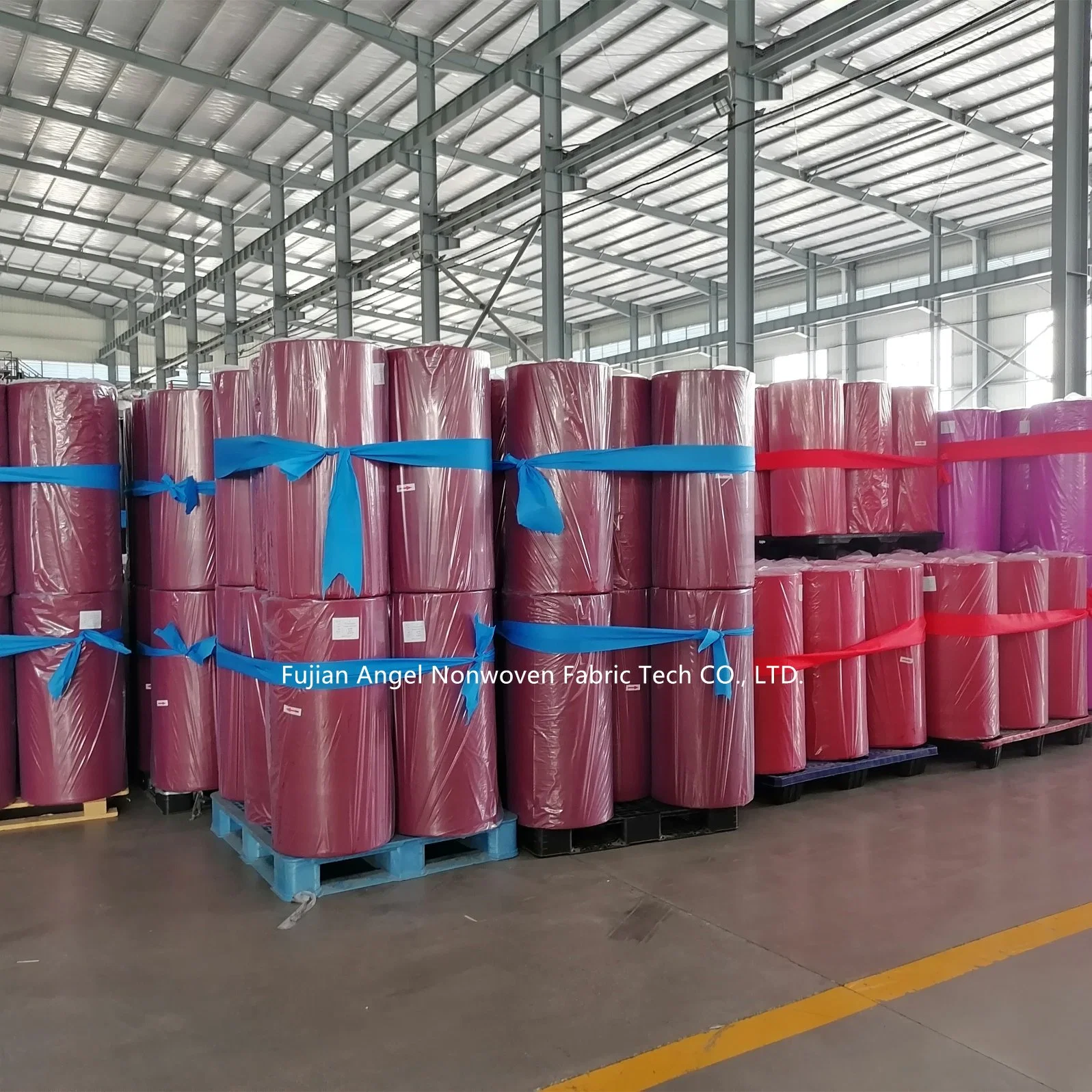 China Make-to-Order-Typ Hersteller Non Woven Fabric, TNT / Ppsb / PP Spunbond Nonwoven / Non Woven Fabric Roll mit jeder Farbe