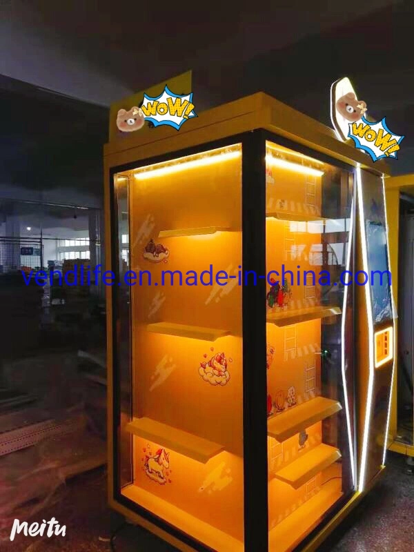 Extremely Beautiful Vending Machine with Lighting with Gift /Toy Elevator 3D Vending Machine for Pop Mart Machine