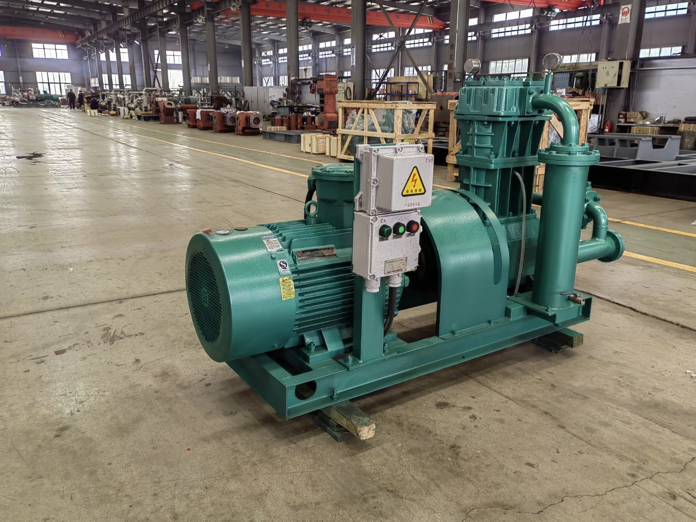 Zw-0.6/10-16 Direct Connection Type Reciprocating Piston Unloading LPG Gas Compressor, Vertical Type Oil-Free/Oil-Lesss, Water-Cooled, 220/380/440V