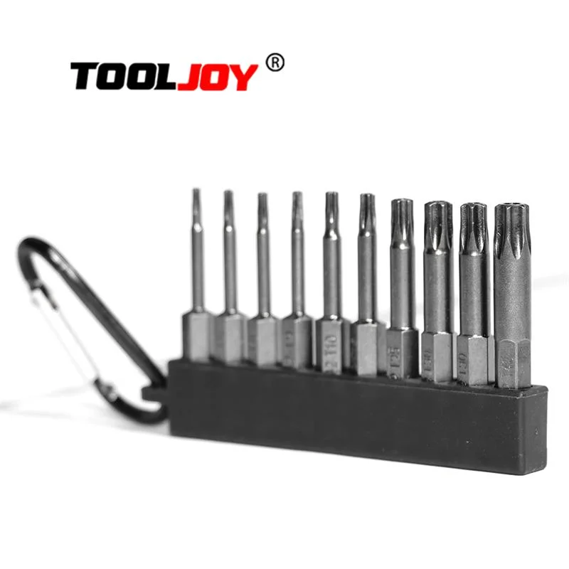 Factory Wholesale/Supplier S2 Steel Magnetic Hex Shank 90mm Tt10 Screwdriver Bit