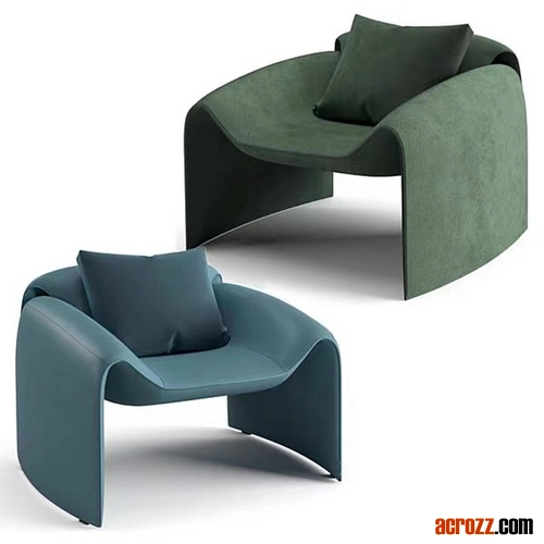 Le Club Chair Modern Design Stoff Lounge Apartment Sofa Chair Original Design Sofa 2 Sitzer in Vintage Leder Poliform