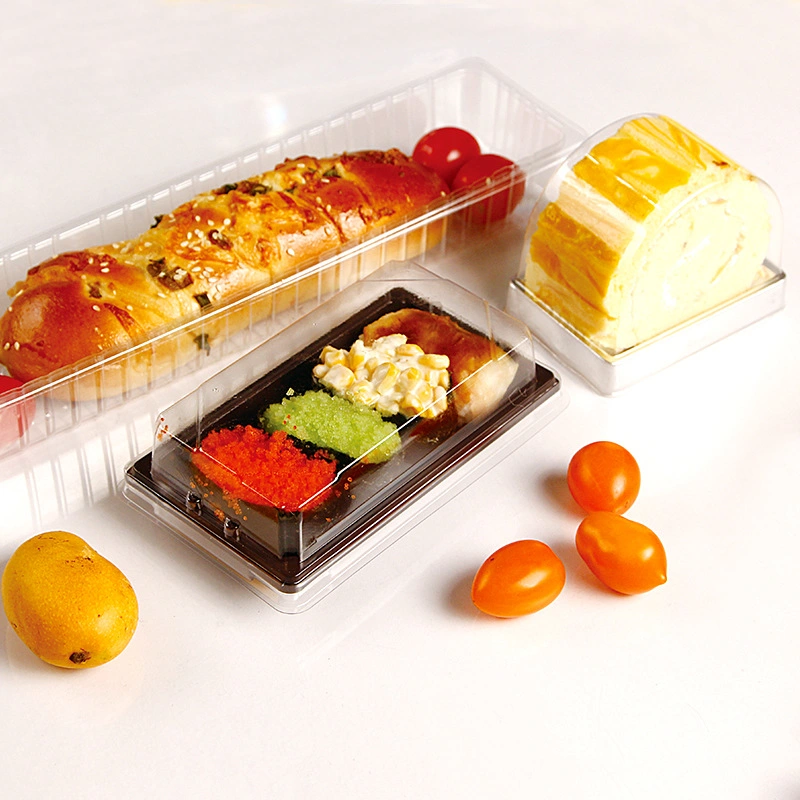 factory OEM eco-friendly clear disposable plastic food package cake tray(PP tray)