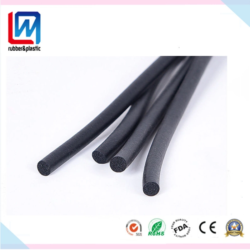 Flexible/Soft Round Sponge/ Foam Rubber Cord for Automotive, Machinery