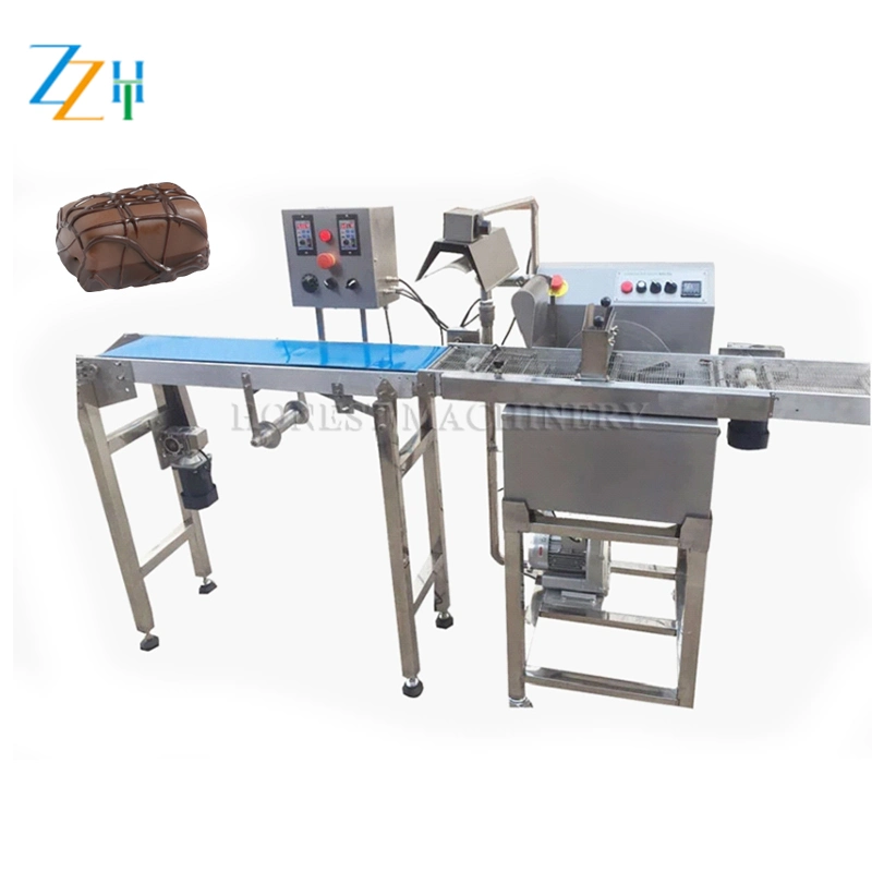 Good Price Chocolate Coating Machine with Conveyor Belt