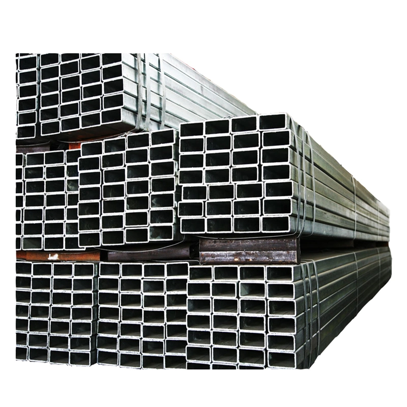 ASTM A500 Hollow Section Galvanized Welded 30X30mm A36 Mild Steel Profile Ms Rectangular Tube Square