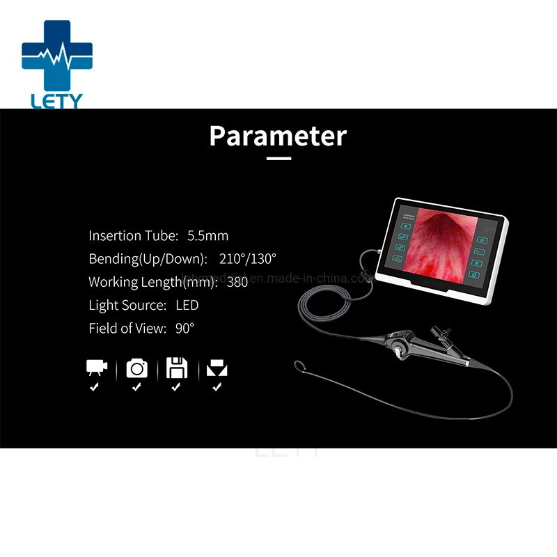 Flexible Video Cystonephroscope Nephroscope Cystoscopy Equipment Cystoscope Electronic Endoscope