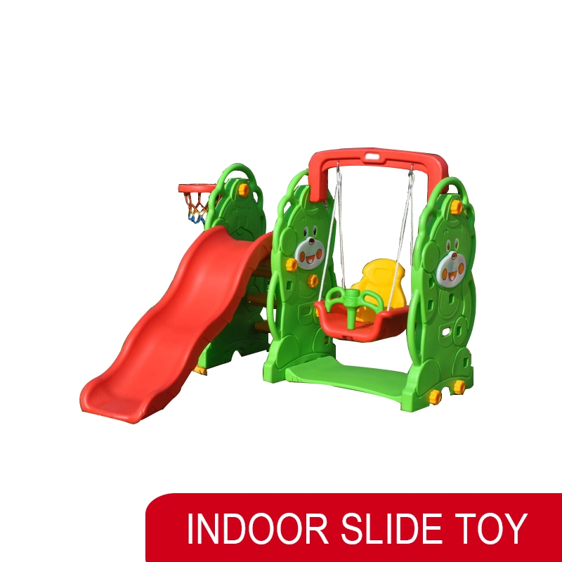 Jogo Infantil Equipamento de Playground Indoor Escorrega de Animais para Crianças.