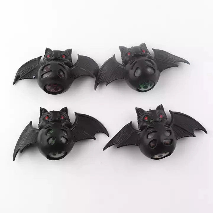 Halloween Novelty Spoof Antistress Bat Fidget Squishies Stress Relief Toy