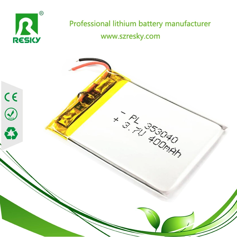 Resky de polímero de lítio recarregável 503040 600mAh 3,7 V Bateria Smartwatch