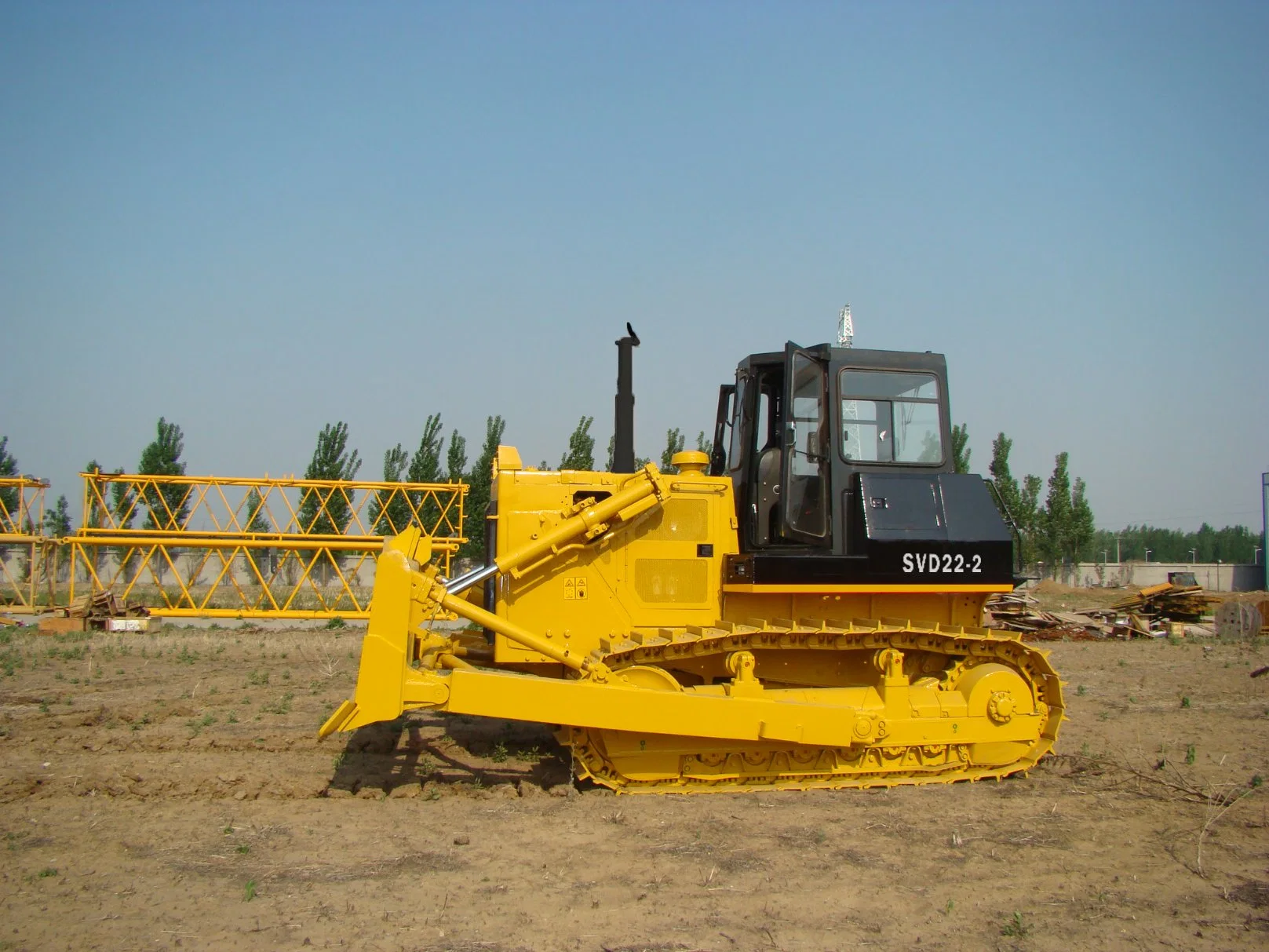 Bulldozer de oruga bulldozer de HP 220D85 la máquina con un diente Ripper