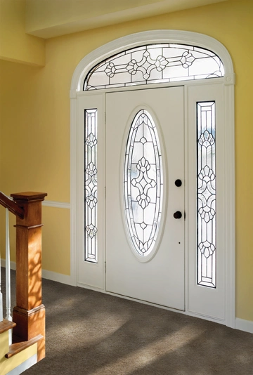 Safe Steel Glass Door to Living Room