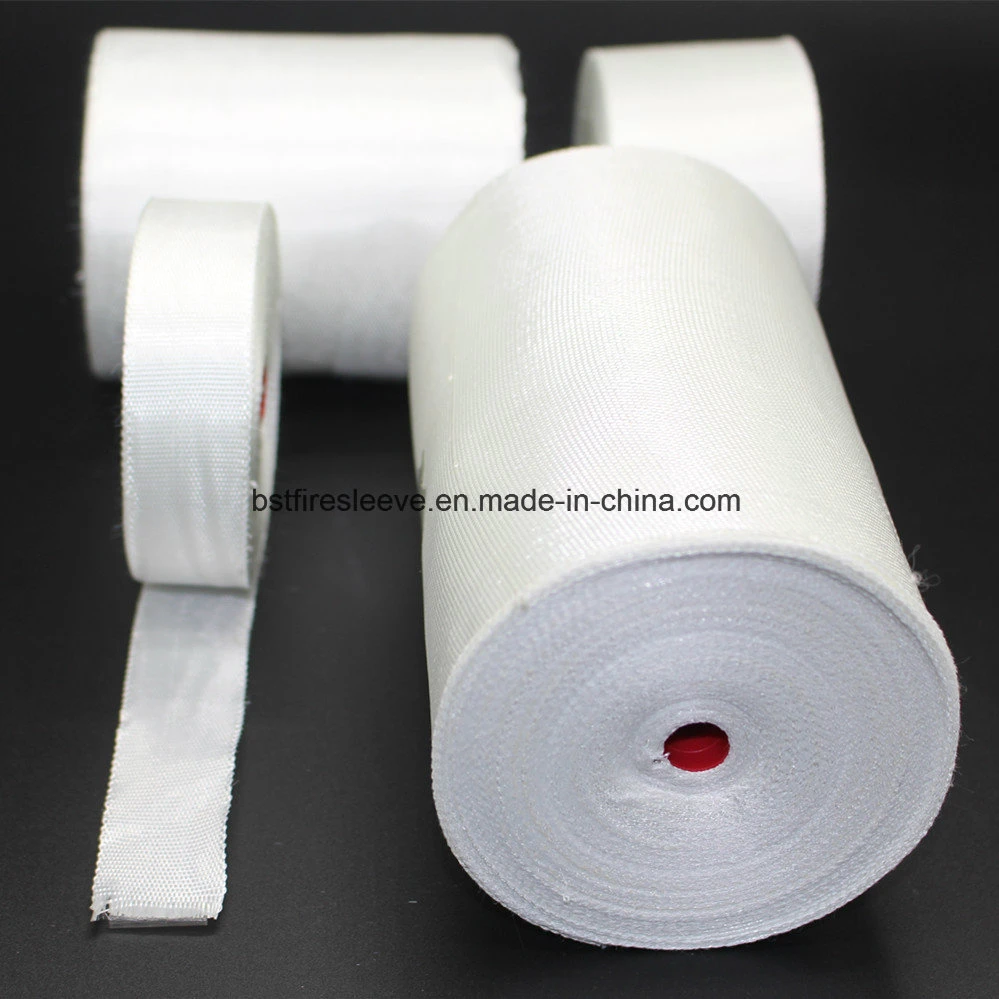 Fabricante China Vermiculita de Aluminio de silicona resistente a altas temperaturas tejido revestido de fuego Alambre de acero inoxidable Insertar Tela de fibra de vidrio