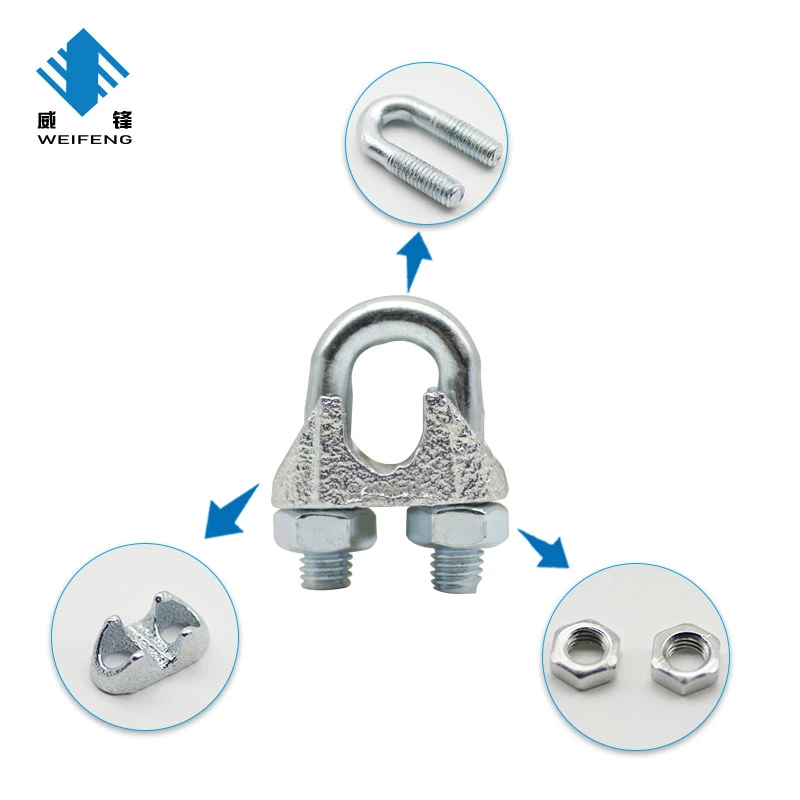 U. S. Type Forged/Casting Hot DIP Galvanized Wire Rope Clip for Lifting