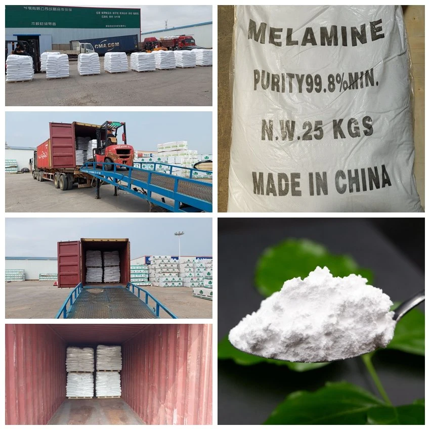 MMC Glazing Powder Impregnated Paper Coating Raw Material Industrial Grade 99.8%Melamine Powder