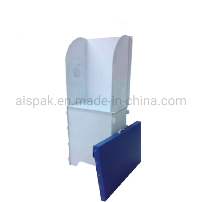 Collapsible Corrugated Plastic Box Polling Table Voting Box Ballot Stand