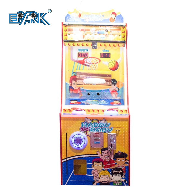 Happy Baby 2 Coin Operated Kid Soccer Game Machine Basketball Shooting Game Machine