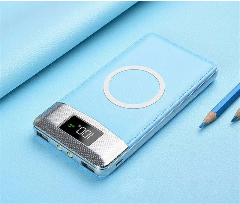 Batterie au lithium universelle portable portable Power Bank 100 mAh RoHS Slim Powerbank sans fil pour