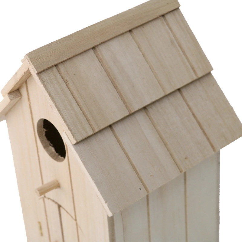 Wooden Bird House for Finch Bluebird Cardinals Hanging Birdhouse