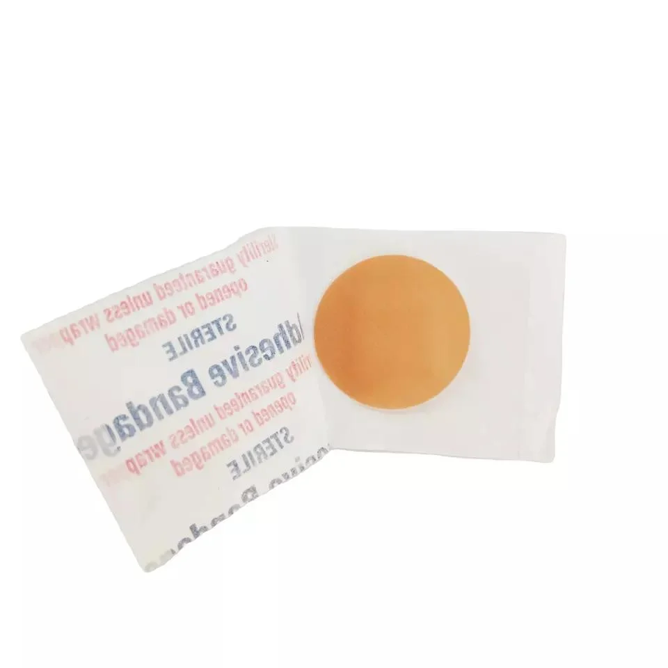 Wound Plaster Circle Adhesive Bandage Small Round Plasters Sterile Round Band Aid