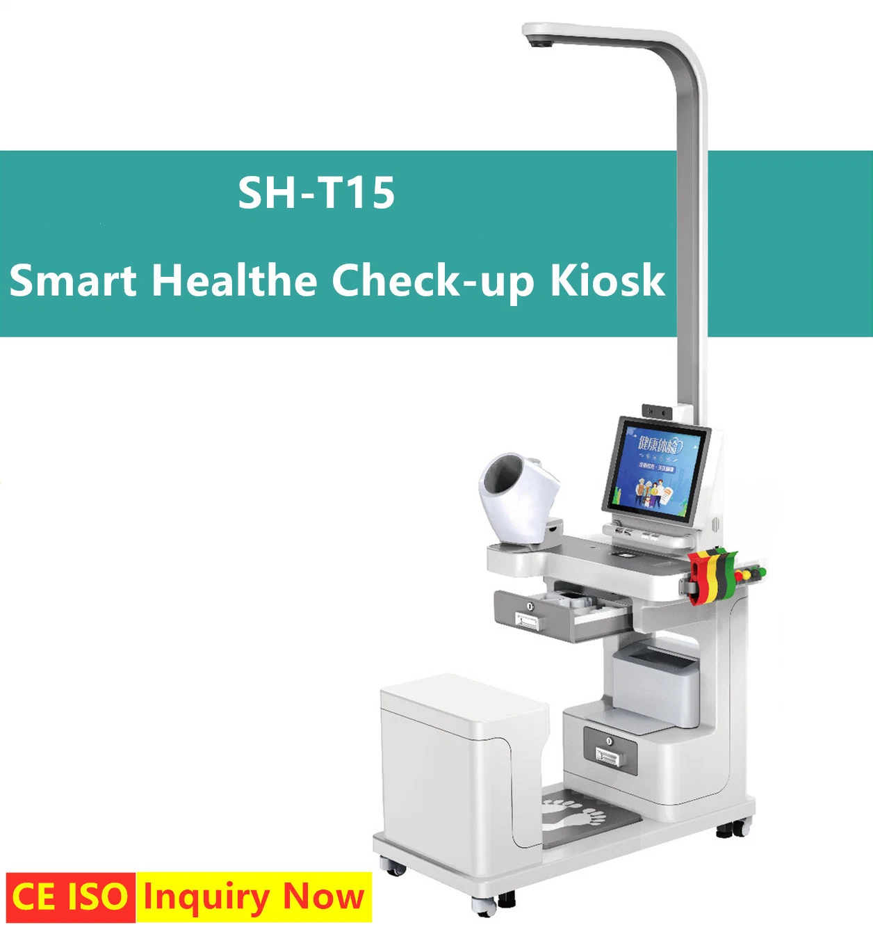 LCD-Display des Hospital Kiosk Self Service Kiosk Verkaufshöhe Gewicht Skalierung