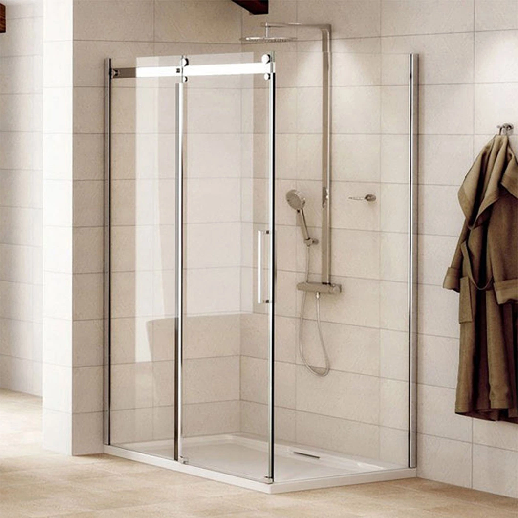 Qian Yan Frameless Shower Swing Room China 900mm X 900mm Ultra Luxury Square Shower Enclosures Factory Luxury Fashion 304 Material Steam Sauna Room