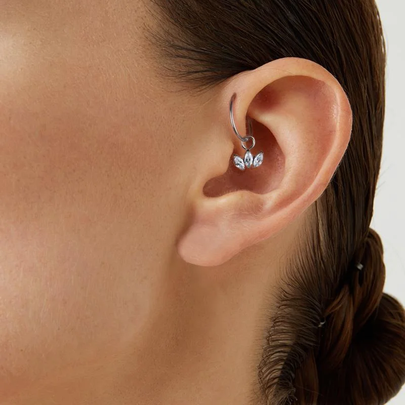 El titanio nuevos animales oído nariz Piercing Helix Stud joyas de cuerpo