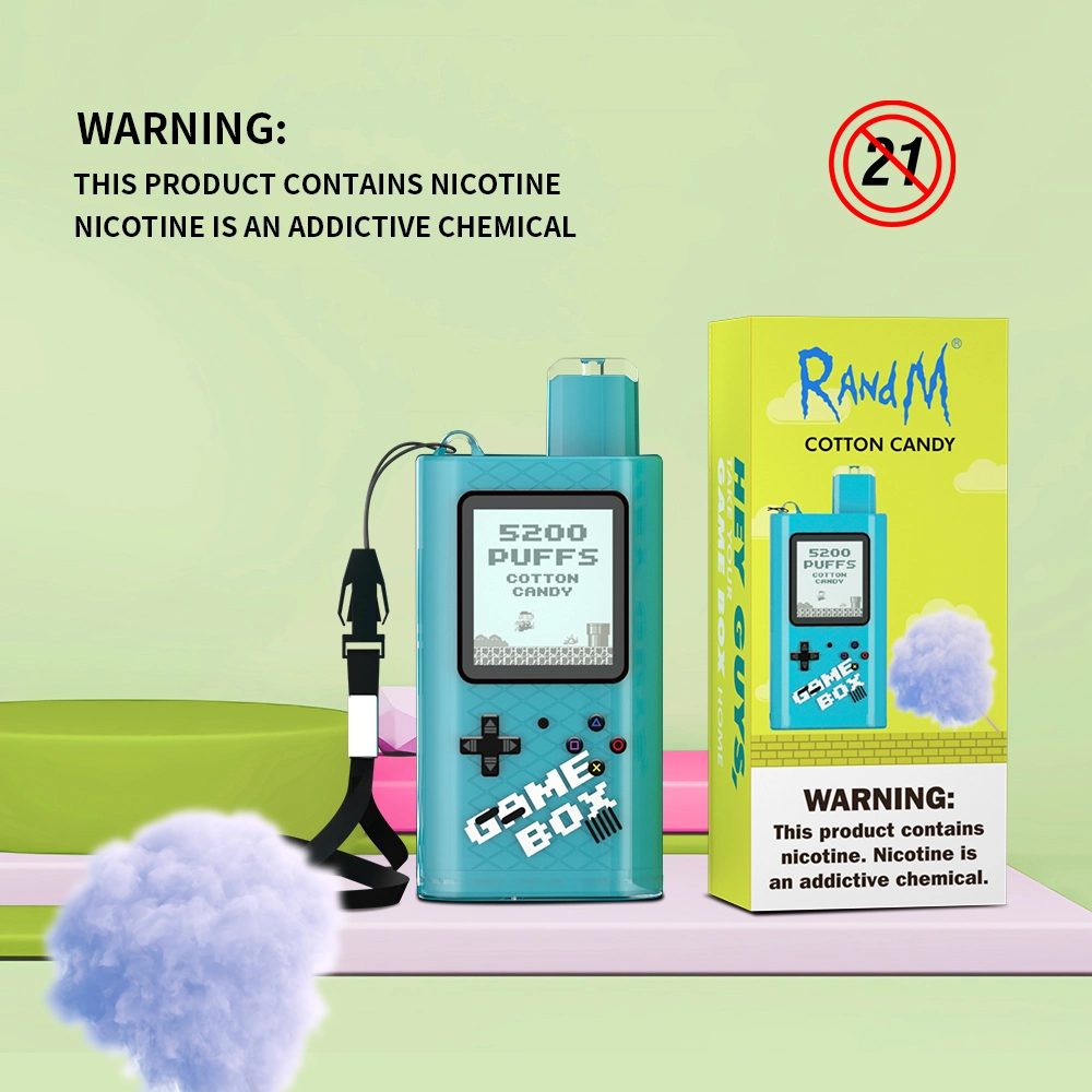 R and M Game Box 5200puffs Vape Ecigs Disposable Pod Fumot R and M Vape Pen