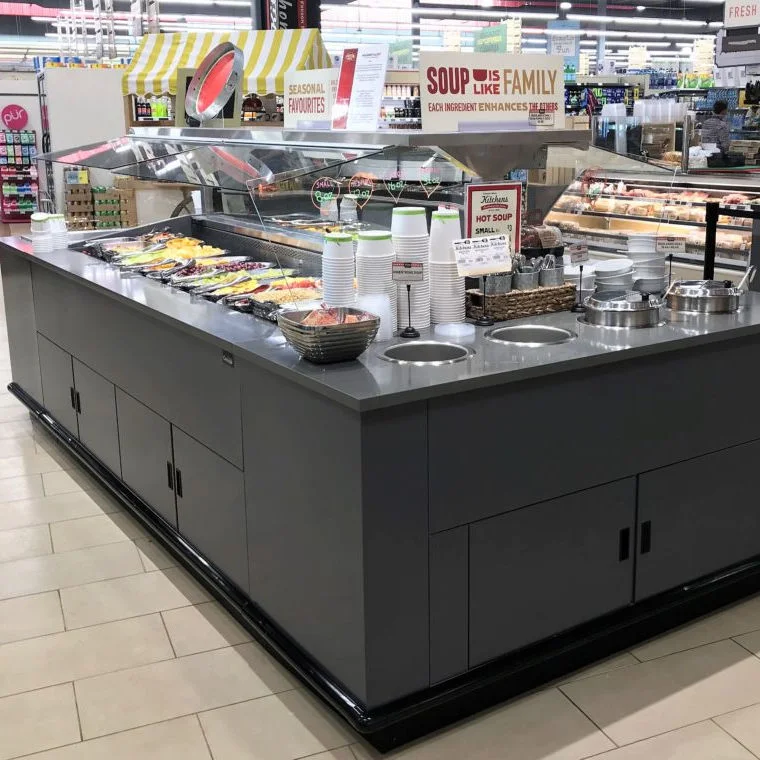 Visor de Refrigerantes de energia de supermercados frigorífico