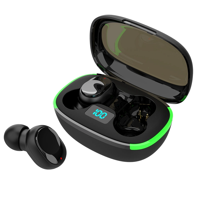 Power Screen Display in Ear Tws Bluetooth Headset Mobile Phone Earphone Sport Earphone with Mic and Recharging Bin Wireless Headphone