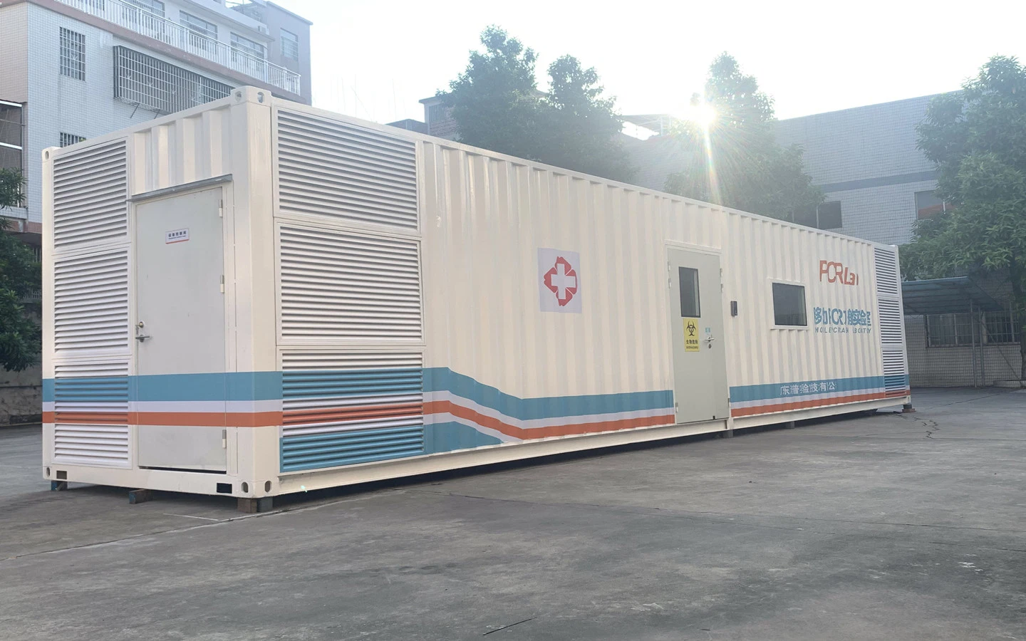 PCR Laboratory Container Mobile Laboratory Medical Diagnosis Equipment Medical Furniture Hospital OEM