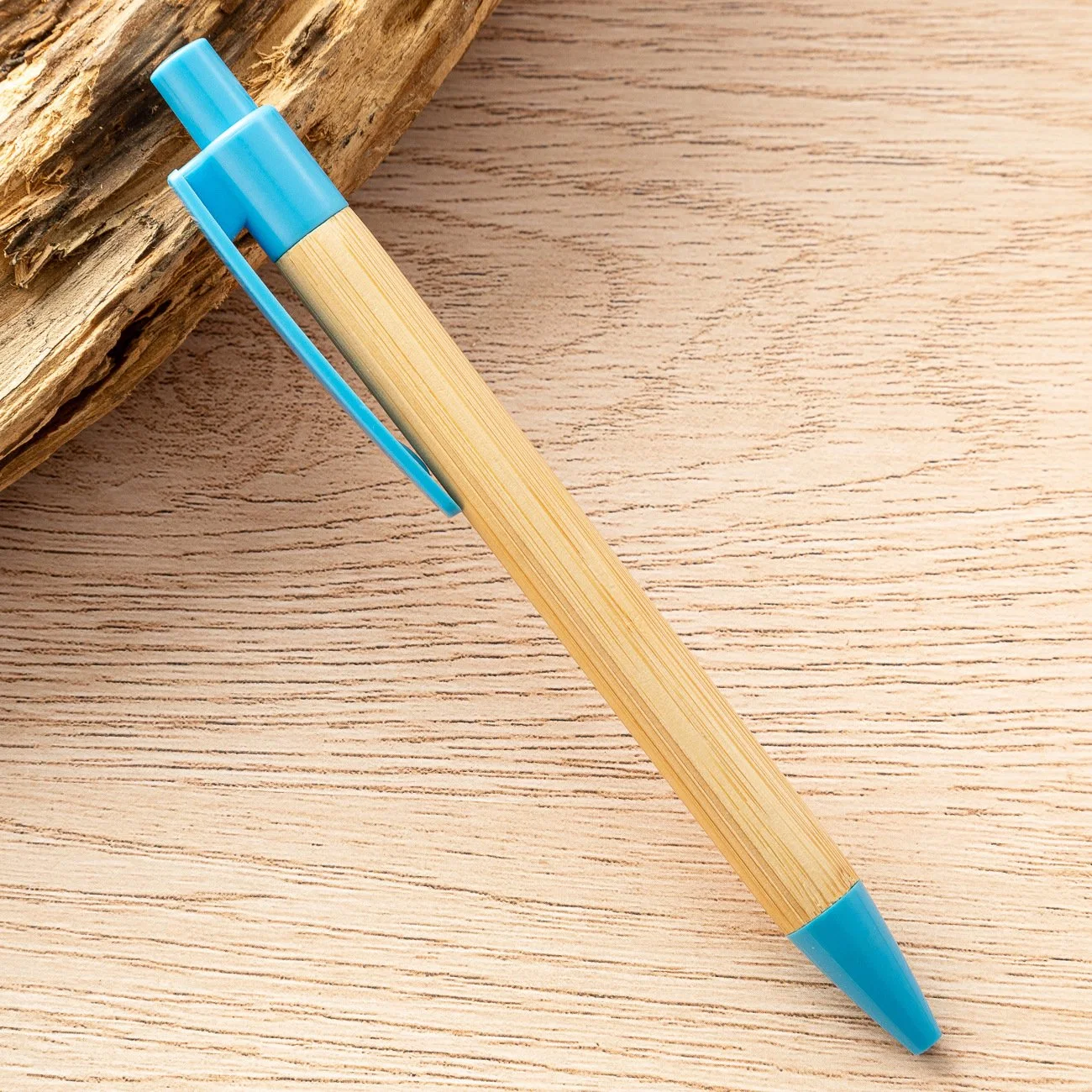 Press Wholesale/Supplier Bamboo Wood Material Advertising Gift Pen Can Print Logo Multi-Color