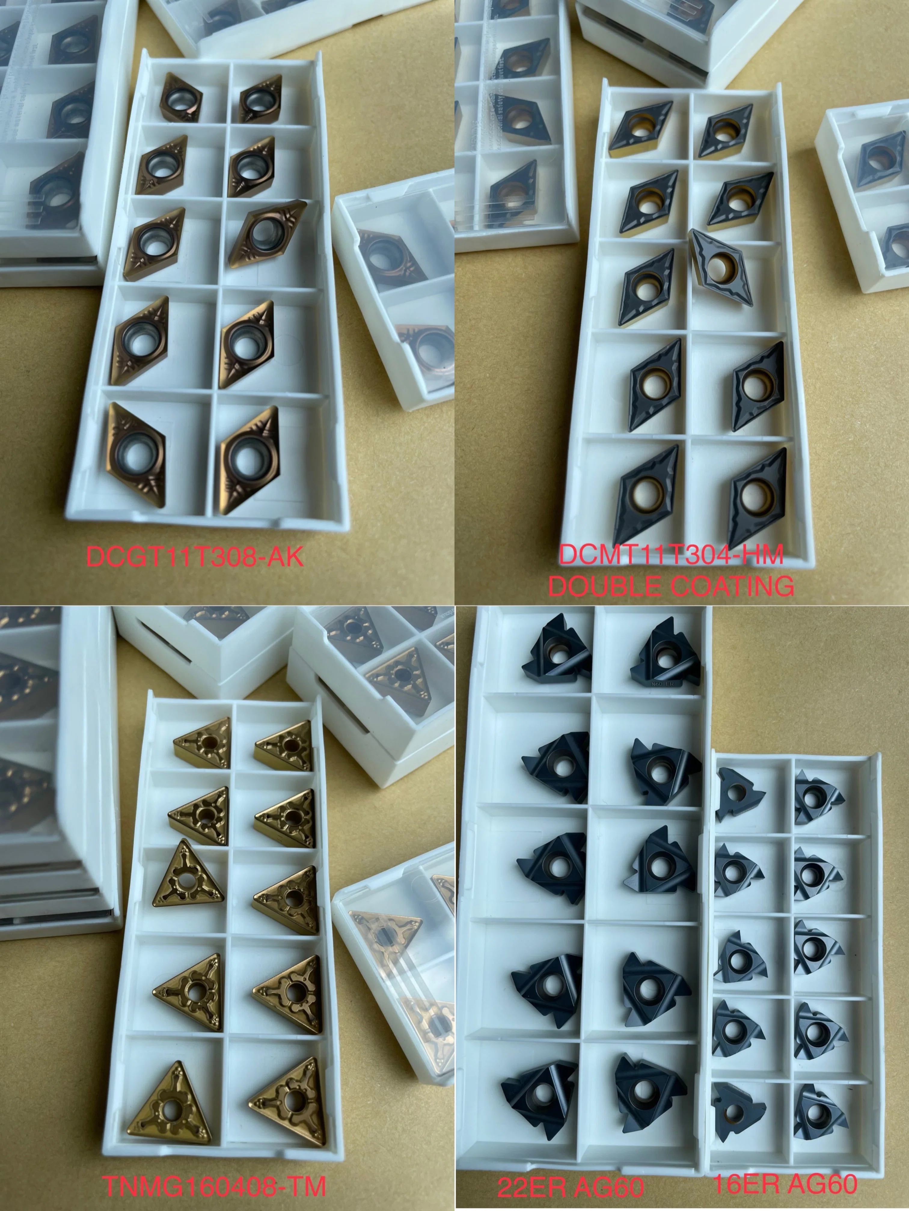 CNC Factory High Speed Lathe Tools Milling Inserts Sekt 12 Tungsten Carbide Cutting Tools for Steel Milling Face Sekt1204