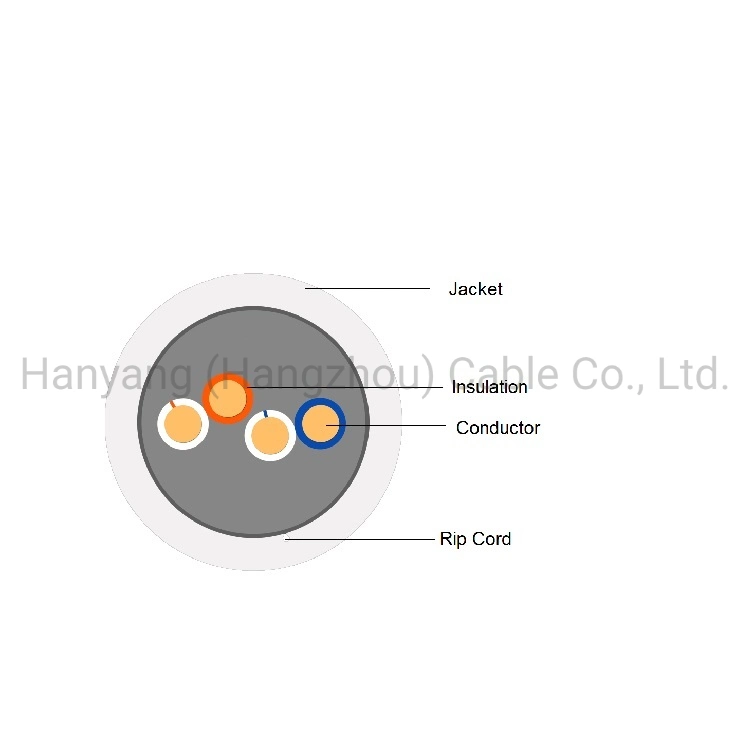 Low Price Telephone Cable Cat3 UTP 2cores SL Brand Sell at a Low Price CCA LAN Cable 3 PVC White