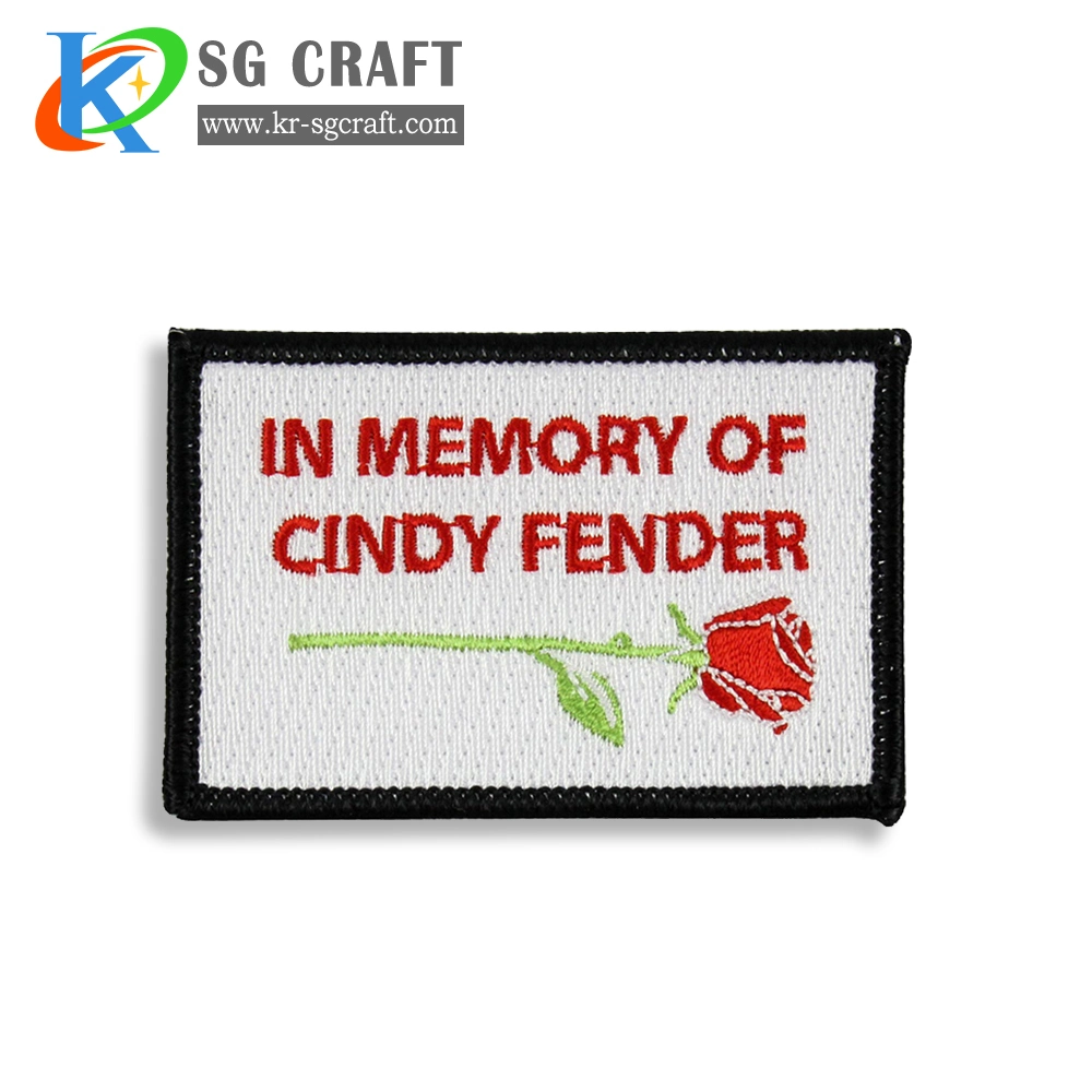 Factory Price High quality/High cost performance  Cheap Custom Personalized Embroidered Badge Large Fabric on Clothes Woven Embroidery Patch