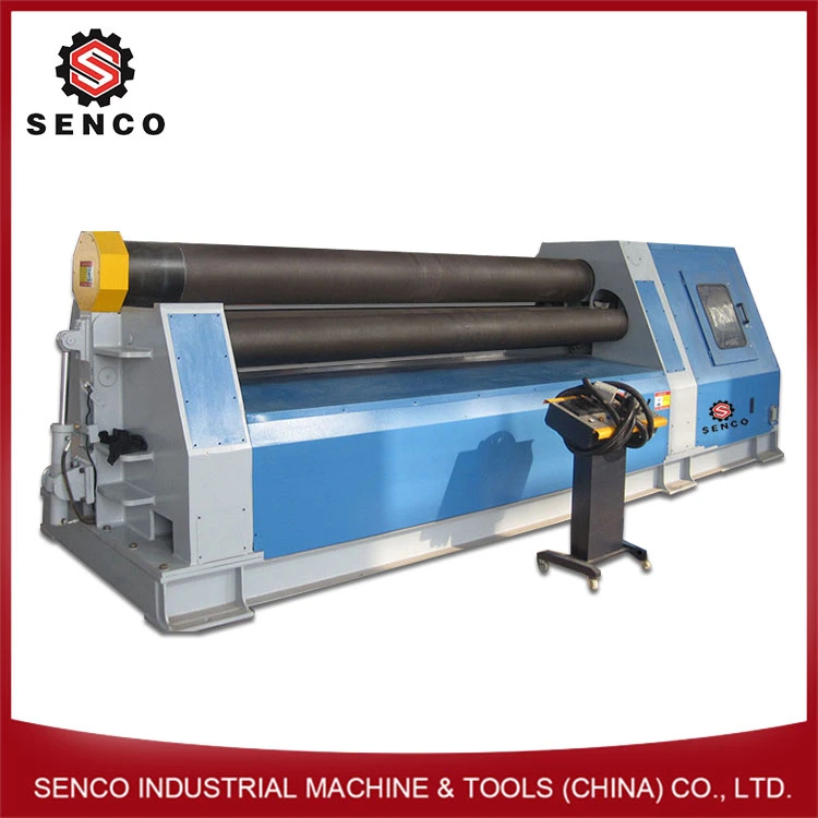 High Performance CNC Metal Sheet Round Shape 4 Roller Roll Bending Machine