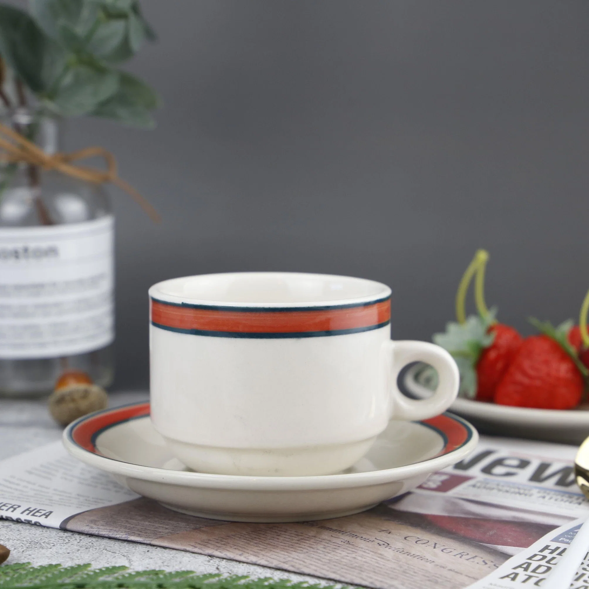 Factory Produced Coffee Cup Set Restaurant Hotel Daily Use