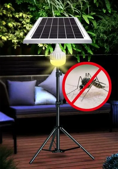 Camping Prevenção de mosquitos Multi-função fácil de transportar lâmpada de suporte Solar Luz