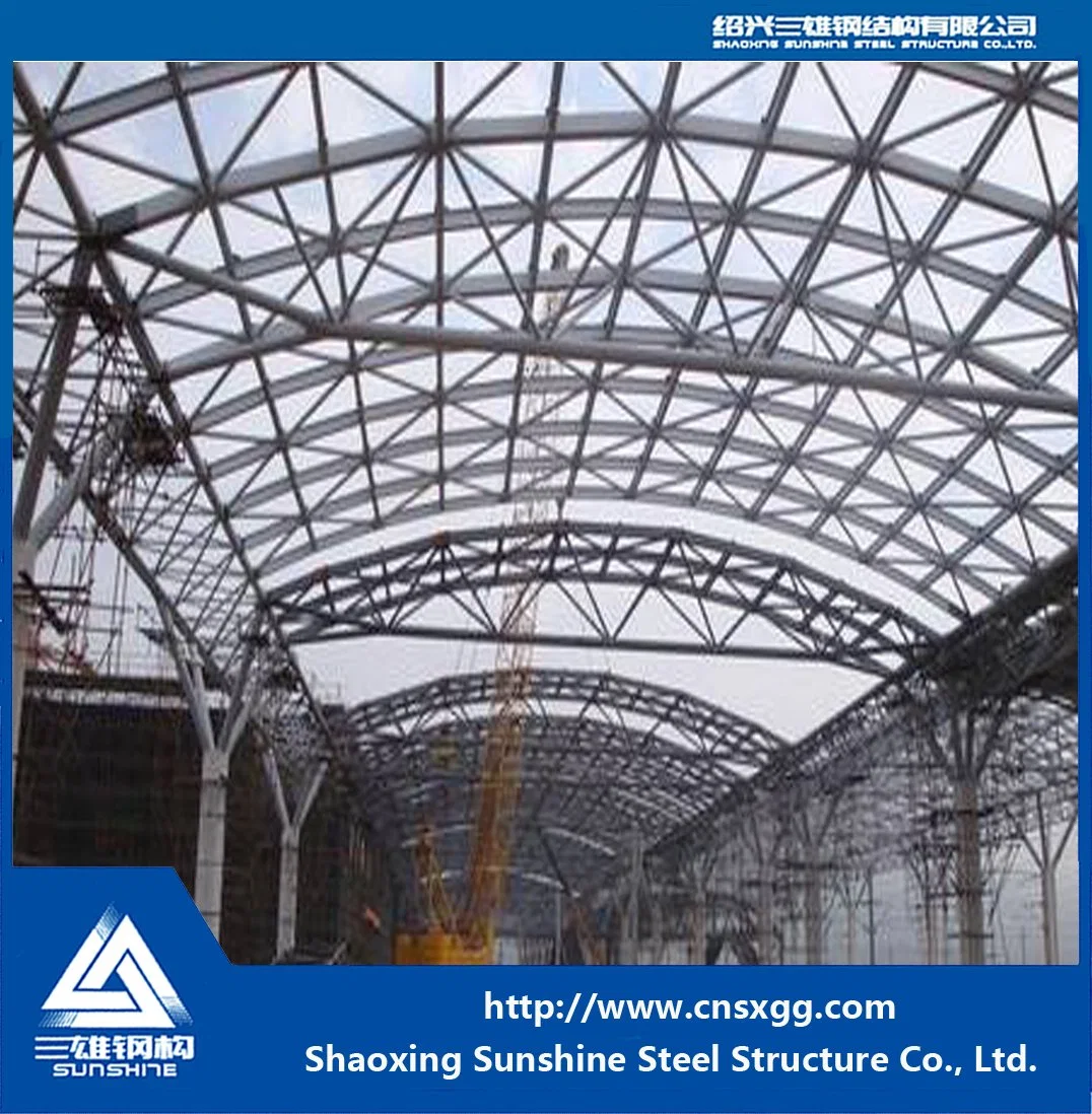 Steel Structure Hall with Large Span Made of Steel Truss