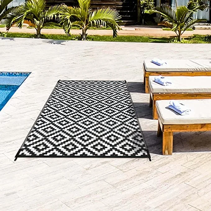 Best Seller Znz Alfombras exterior PP estera tejida para picnic Garden RV camping